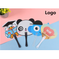Customized promotional new design cute plastic hand fan